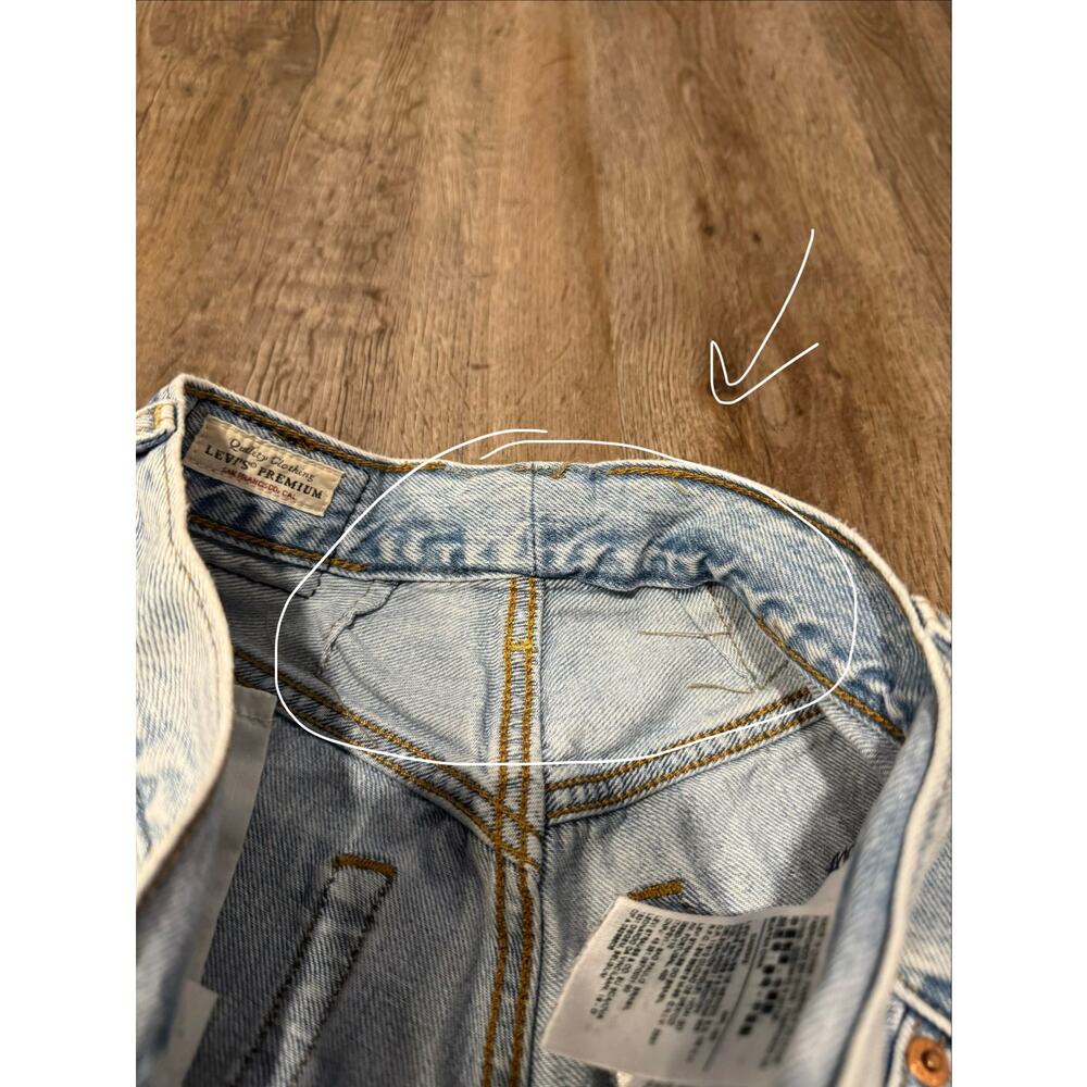 Levi's Premium Women's Ribcage Wide Leg Jean Size 28 - Picture 9 of 14